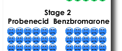 Allopurinol vs Probenecid vs Benzbromarone